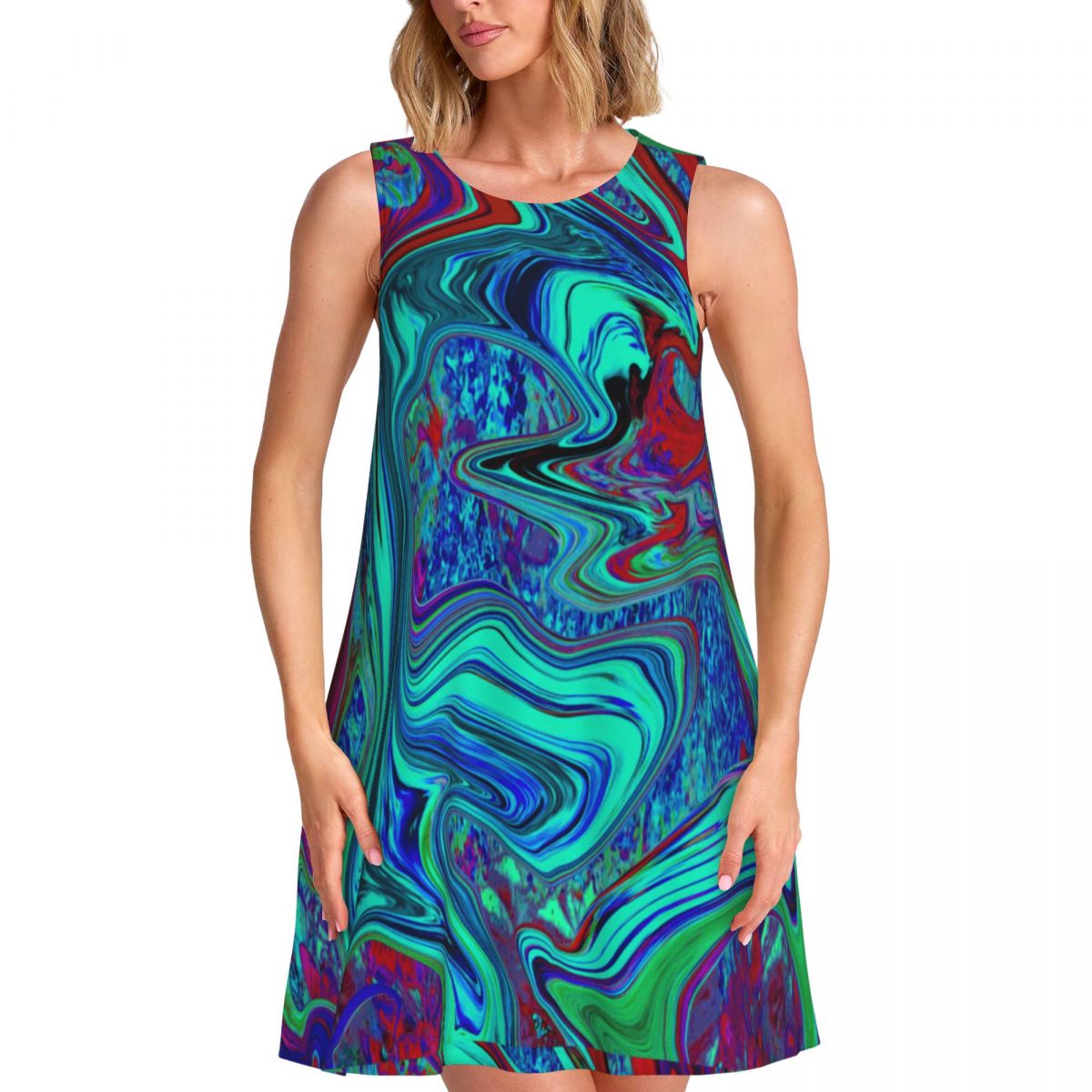 Women'S Fashion Of The 60S - Retro 60s Ar Dress Groovy Abstract