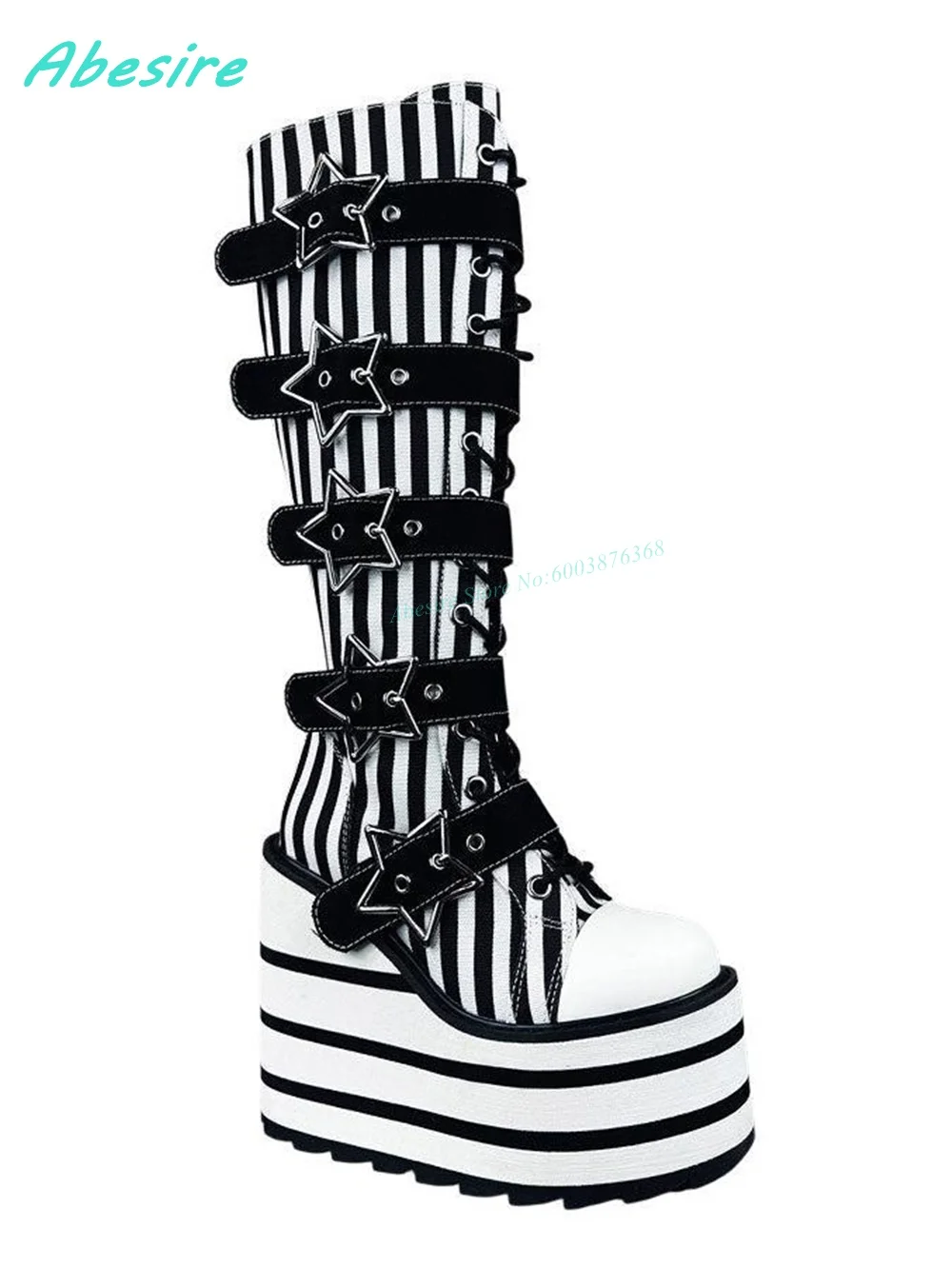 Round Toe Platform White and B - Women'S Fashion Winter 2026 review and price