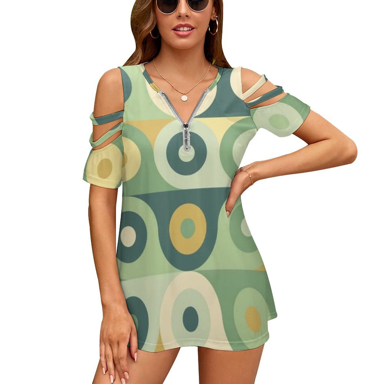 Groovy 70's Pattern Women Zipp - Women'S Fashion Of The 60S review and price