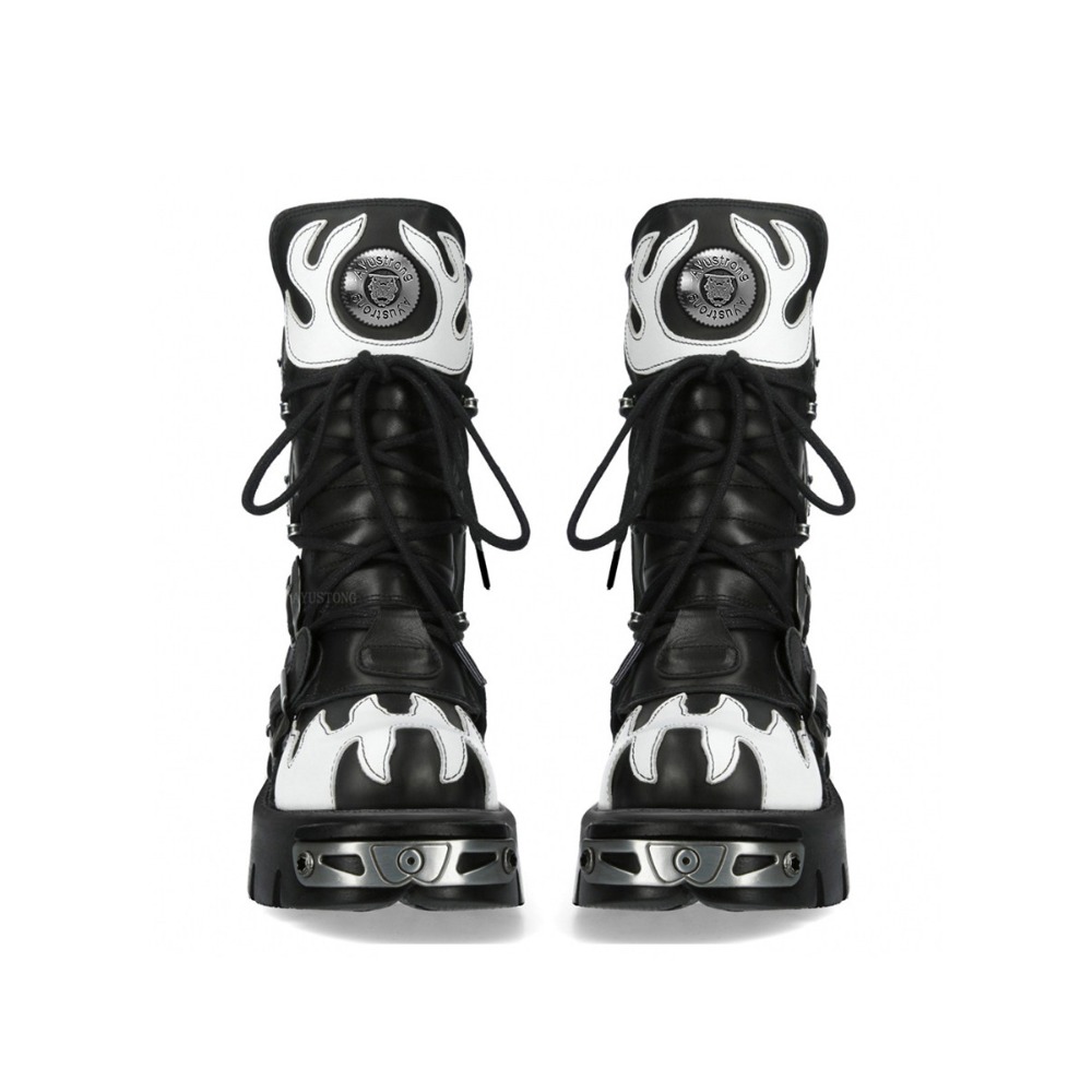 Fashion New Men's Flame Metal  - Women'S Fashion Riding Boots review and price