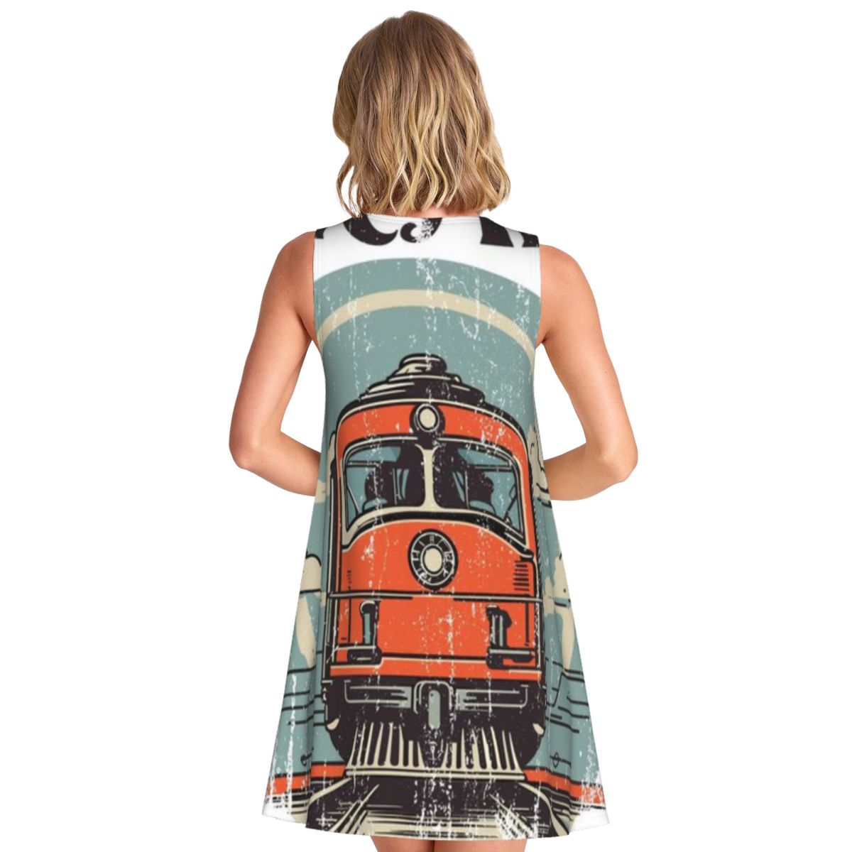 Vintage Train Vector Design Wo - Women Fashion Vector review and price