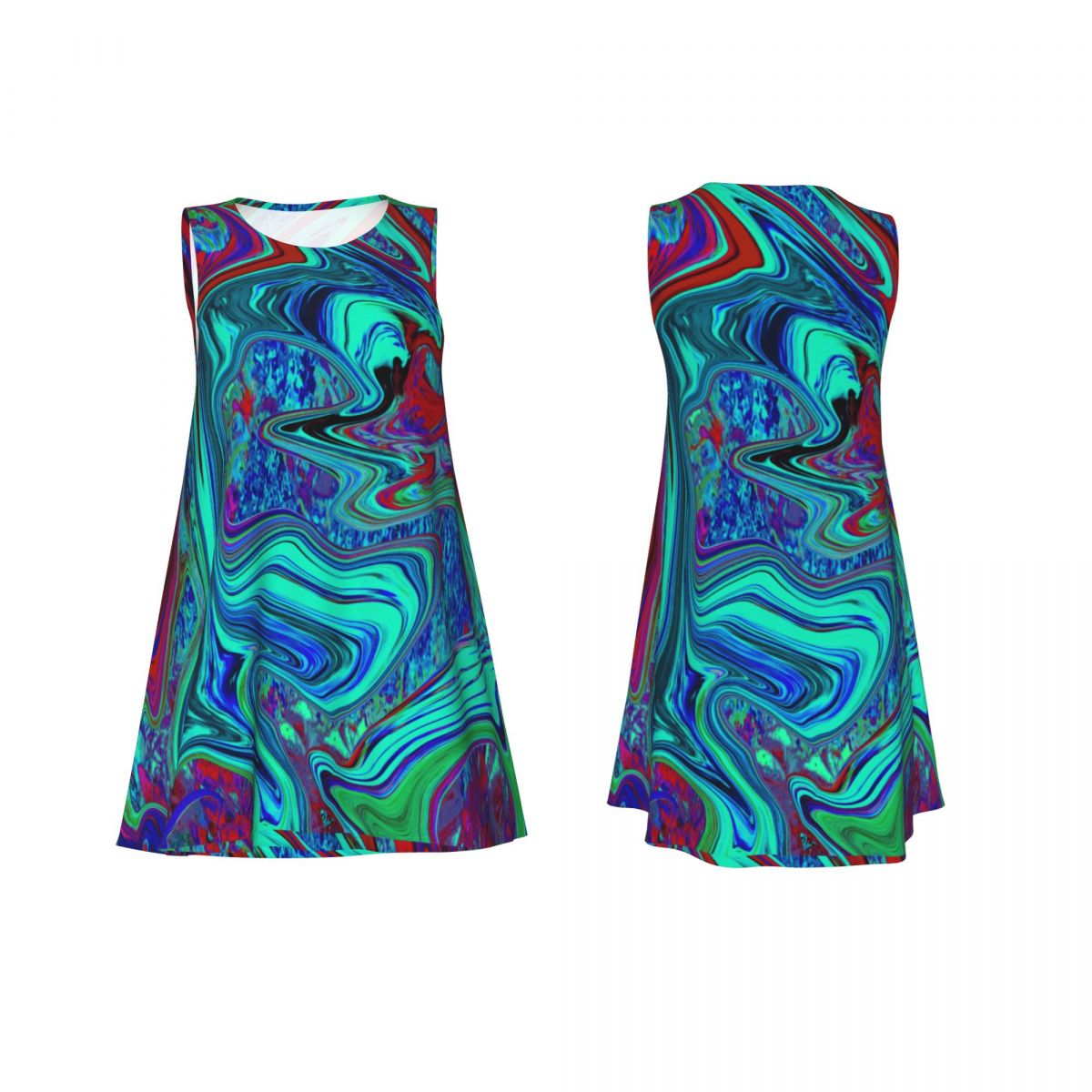 Retro 60s Ar Dress Groovy Abst - Women'S Fashion Of The 60S review and price