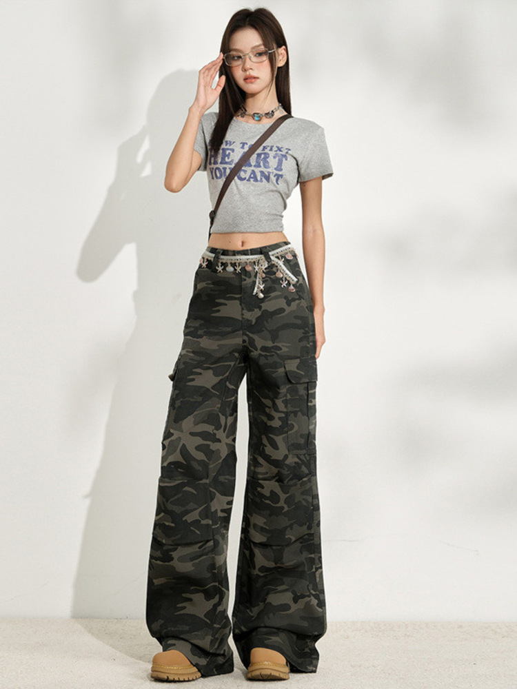 Fashion Camouflage Women Jeans - Women'S Fashion Utility Pants review and price