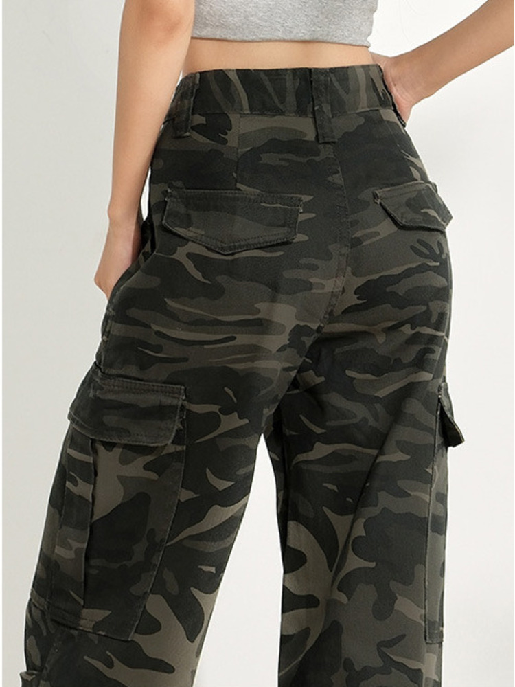 Fashion Camouflage Women Jeans - Women'S Fashion Utility Pants review and price