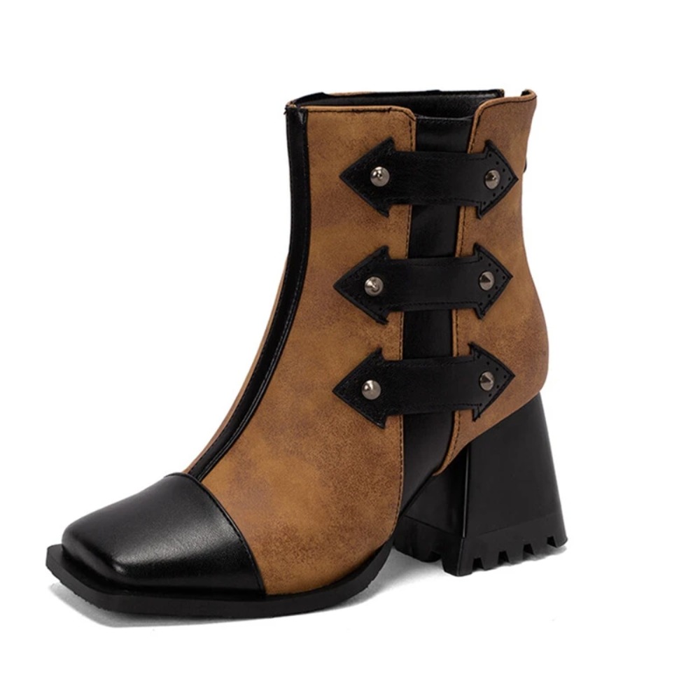 Ankle Boots Women Fashion Squa - Women'S Fashion Riding Boots review and price