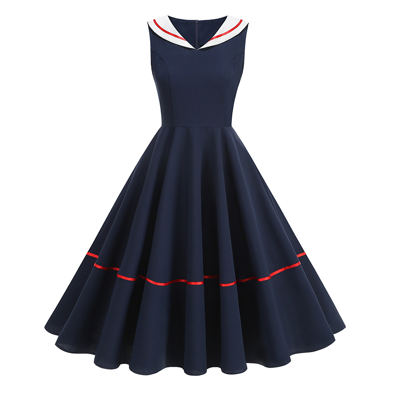 50s 60s Vintage Navy Style Dr - Women'S Fashion Of The 60S review and price
