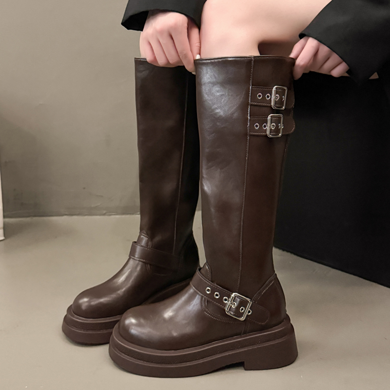 Fashionable and Versatile 7CM  - Women'S Fashion Riding Boots review and price