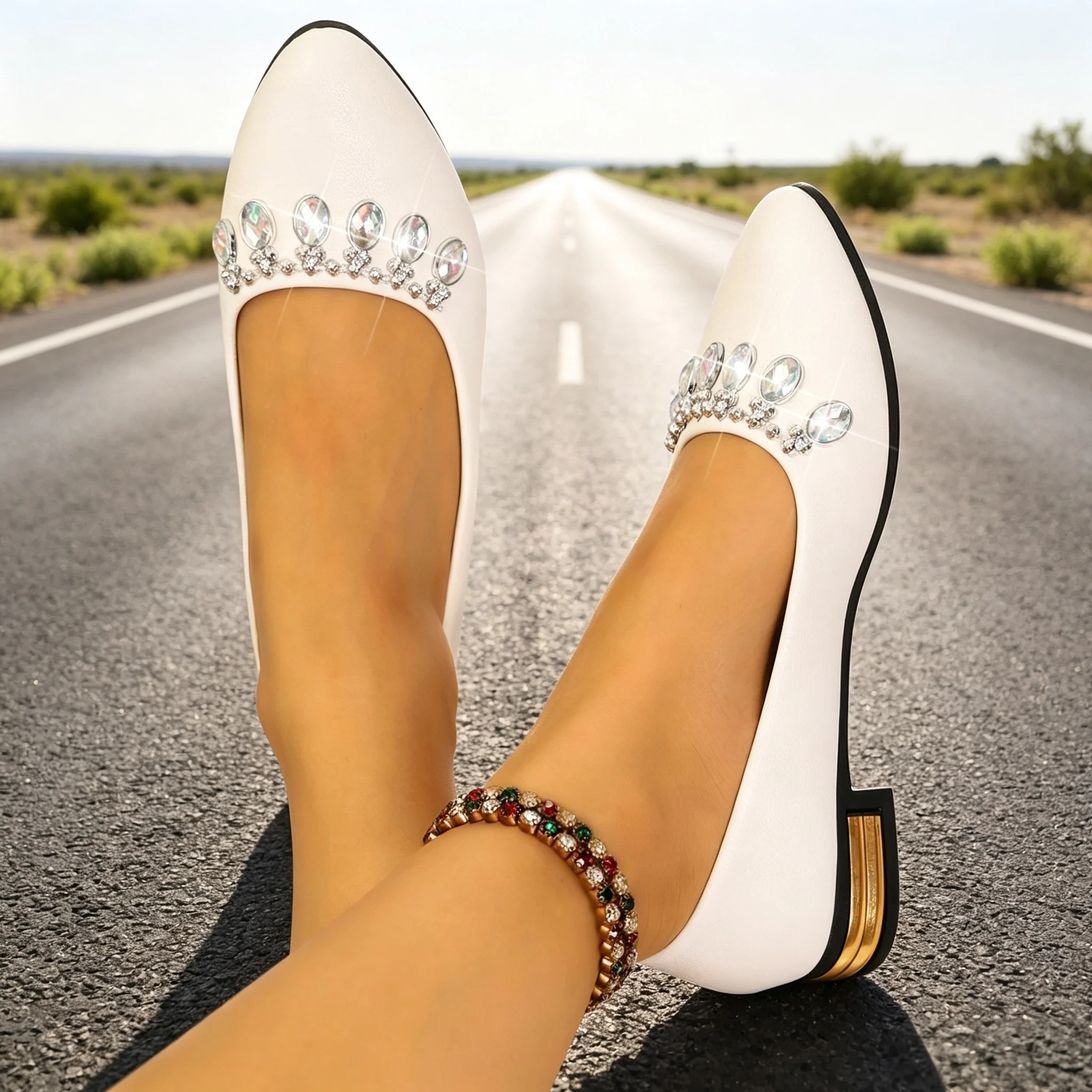 Women Flats Pointed Toe Ballet - Women'S Fashion Gym Shoes review and price