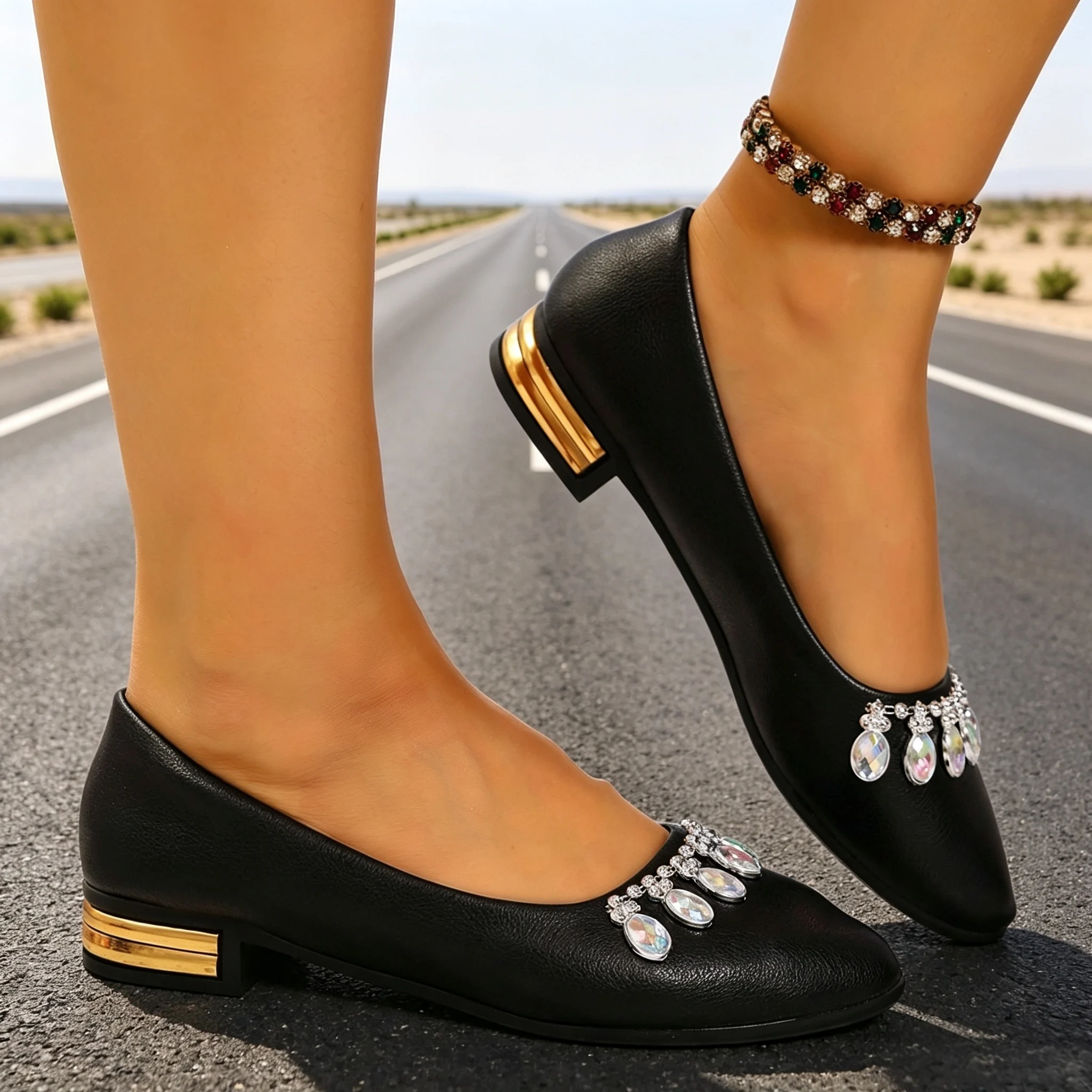 Women Flats Pointed Toe Ballet - Women'S Fashion Gym Shoes review and price