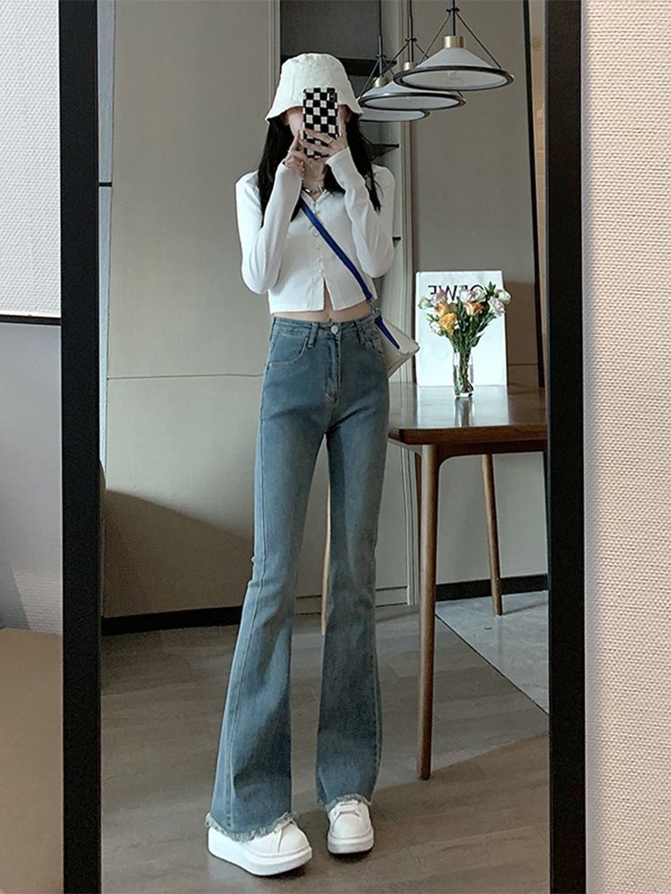 Wide Jeans Women Trousers With - Women'S Fashion Utility Pants review and price