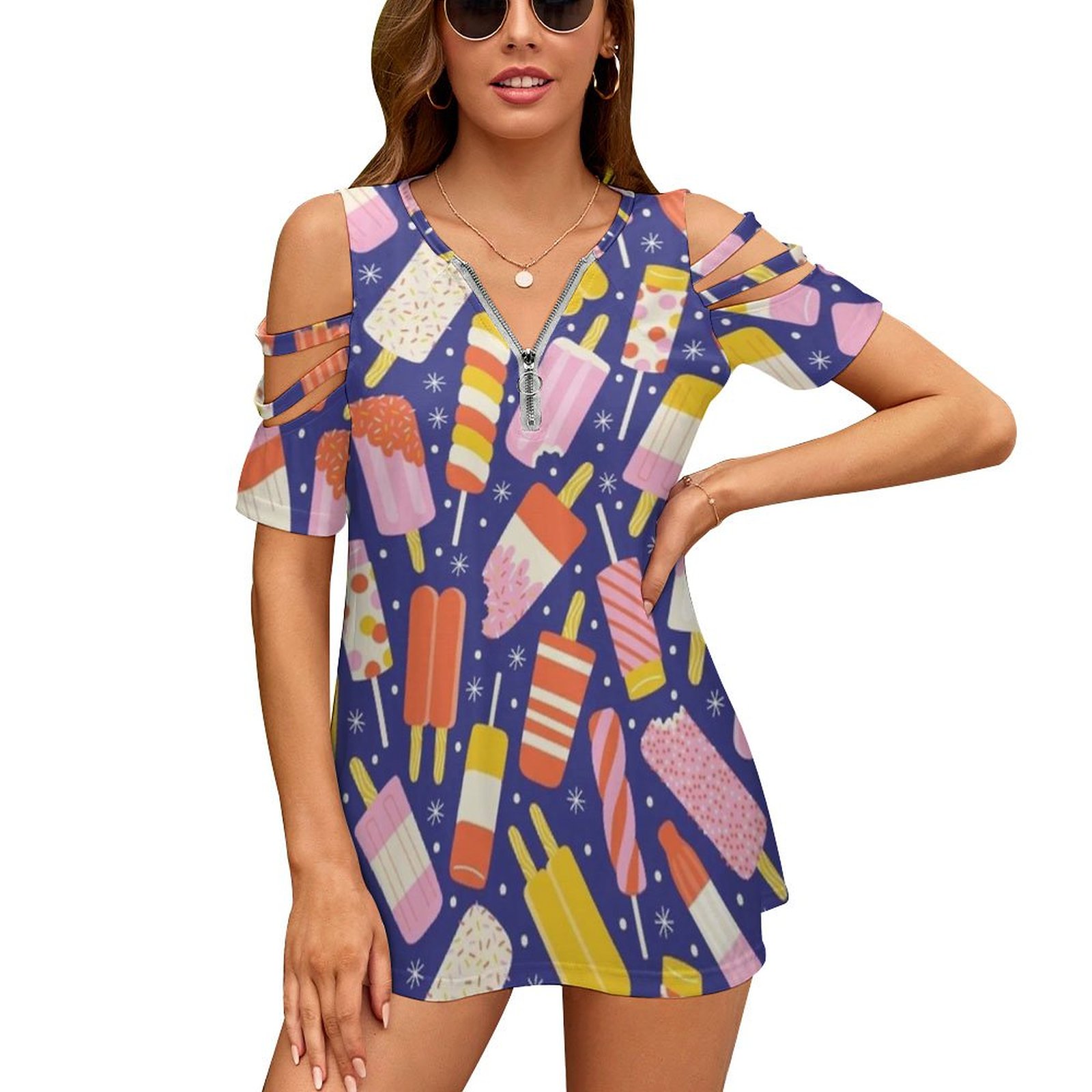 Popsicles New Fashion Zip Off  - Women Fashion Vector review and price