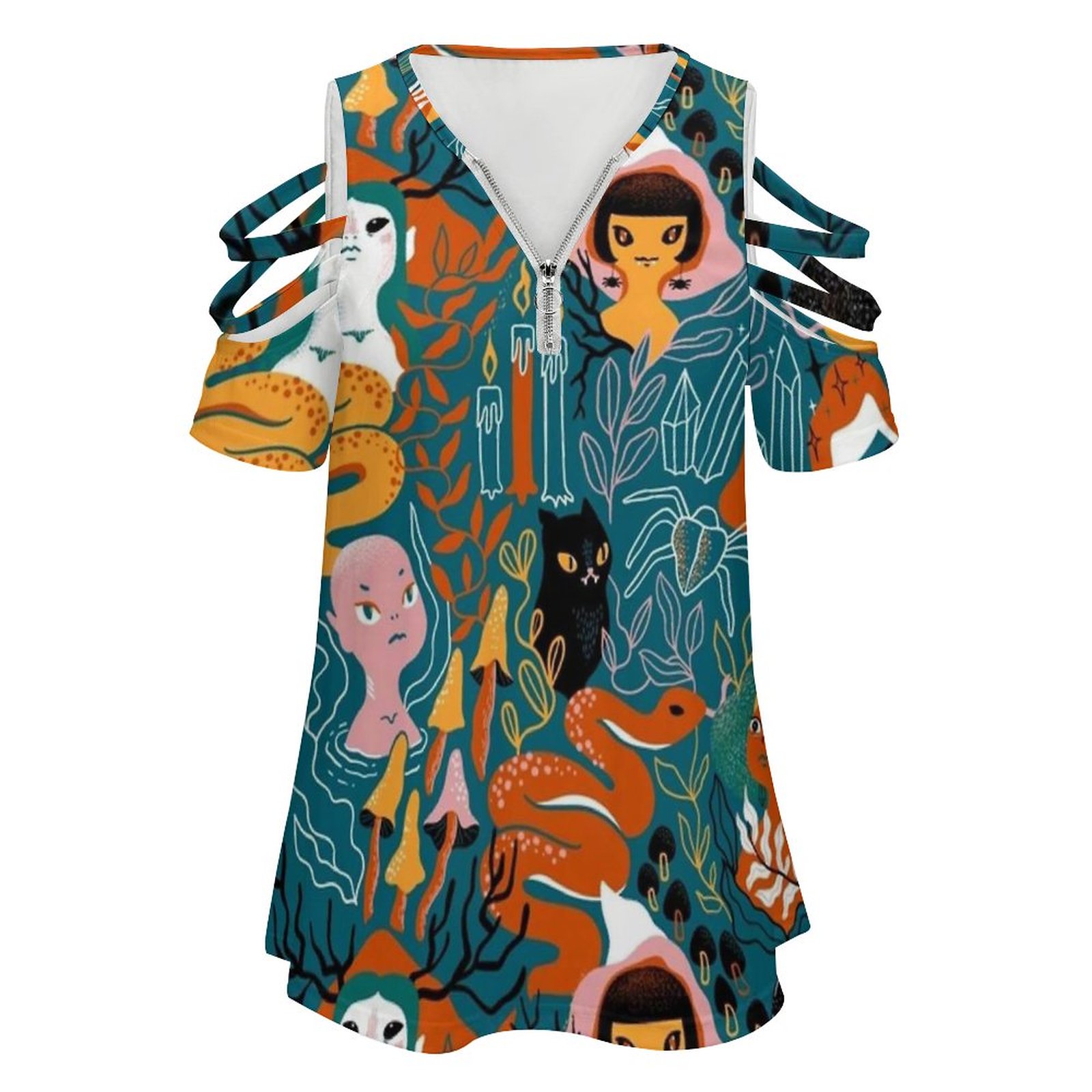 Coven. Witch Magic Sisters. Ne - Women Fashion Vector review and price