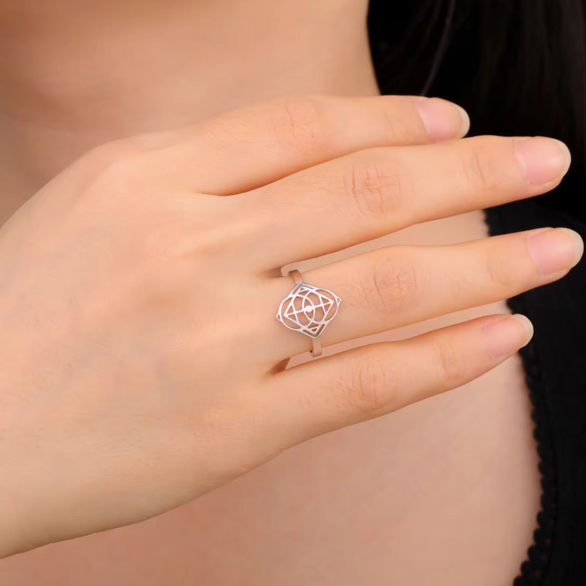 LIKGREAT Geometric Vector Ring - Women Fashion Vector review and price