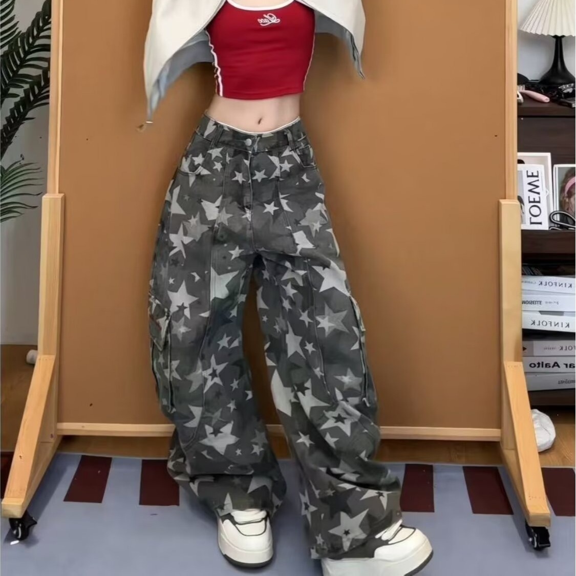 Women's Camo Cargo Pants High  - Women'S Fashion Utility Pants review and price