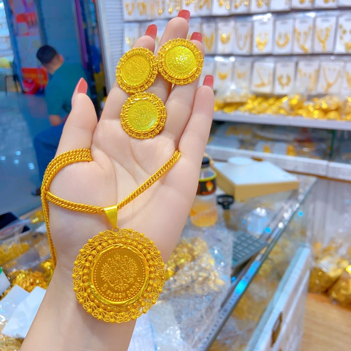 New 24K Gold Plated Dubai Jewe - Women'S Fashion Rings Gold review and price