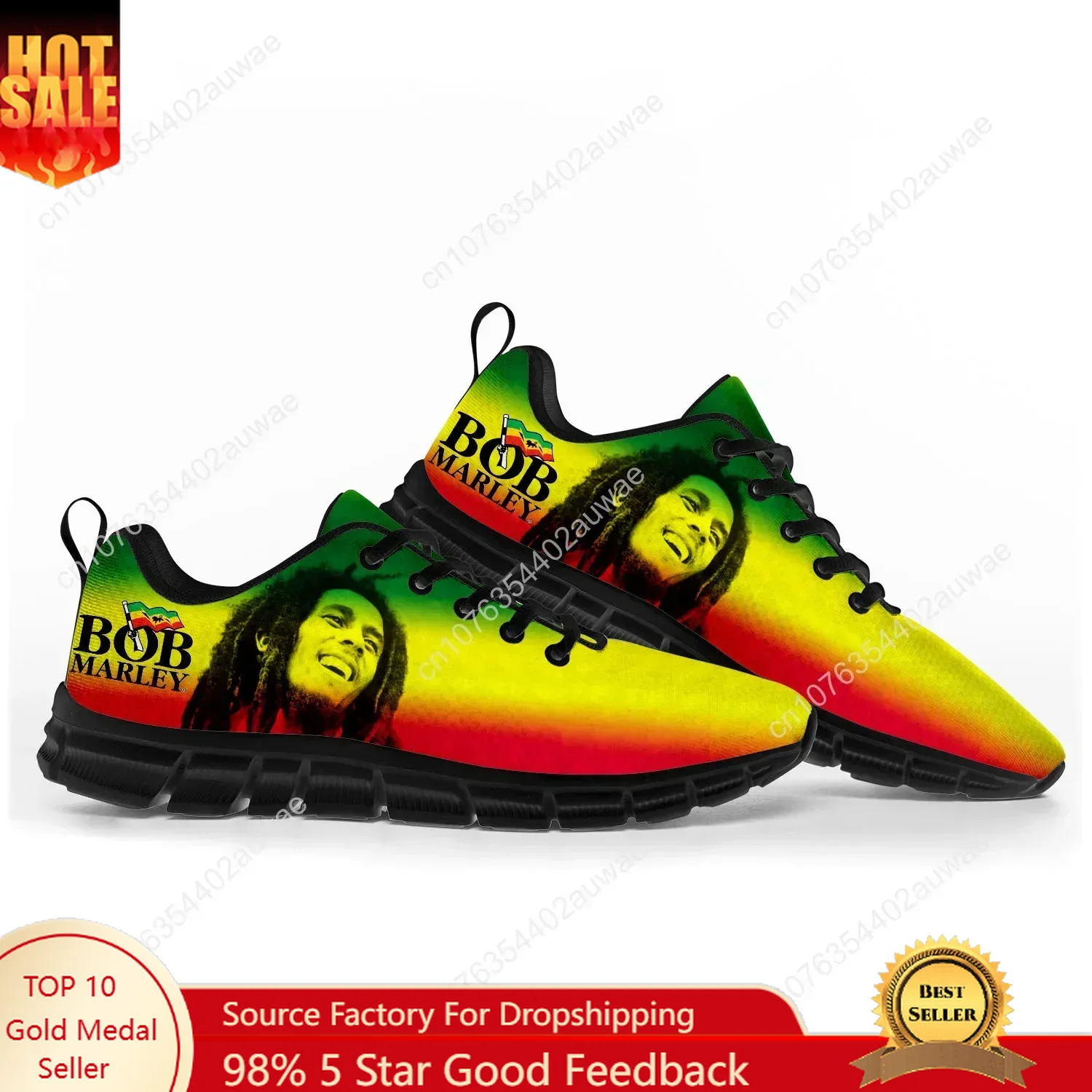 Bob Marley Reggae Rasta Music  - Women'S Fashion Gym Shoes review and price