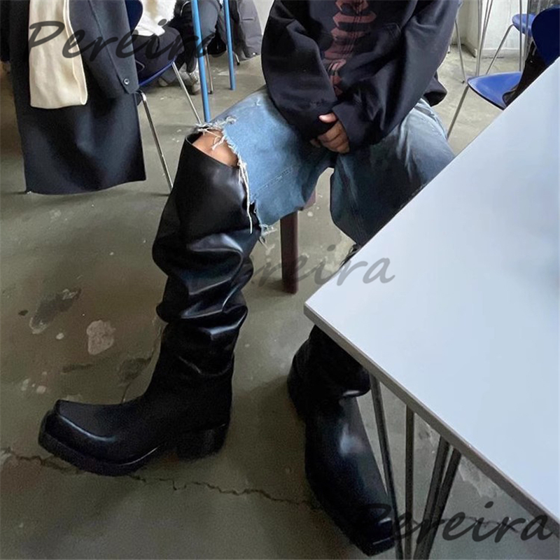 Thick Soled Over The Knee Boot - Women'S Fashion Riding Boots review and price